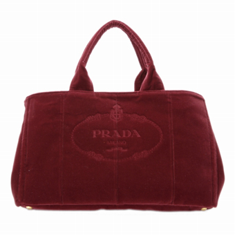 PRADA プラダ バッグ コピー トートバッグ BN1872ZQU383 ベルベット ロゴ入り